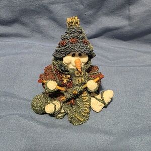 Pearl Too The Knitter Vintage Boyds Bear Figurine